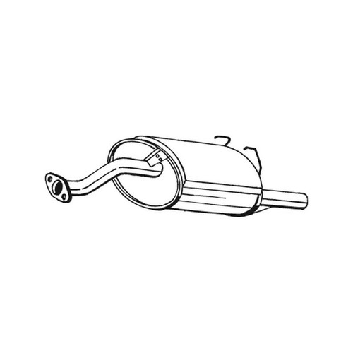 Bosal heckauspuff für honda - für,