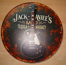 Retro Blechschild   JACK DANIEE´S TEQUILA WHISKEY   20 cm Durchmesser