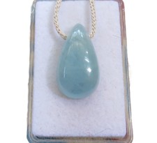 Aquamarin Cabochon Anhänger