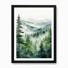 Appalachen Berge Nebelige