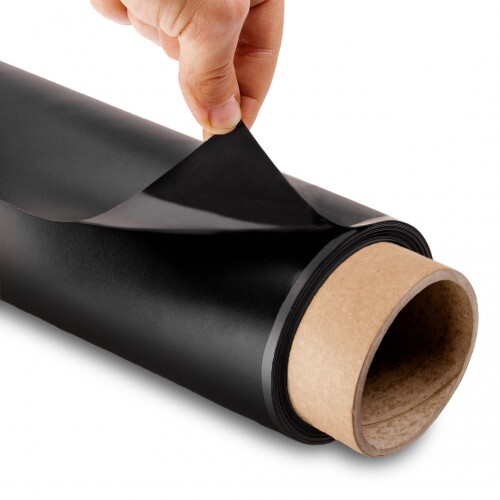 Meter magnetfolie schwarz - 1,