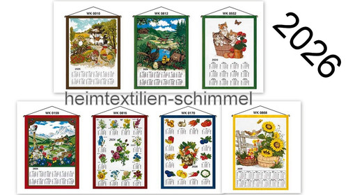 Textiler wandkalender 2024 - textiler,