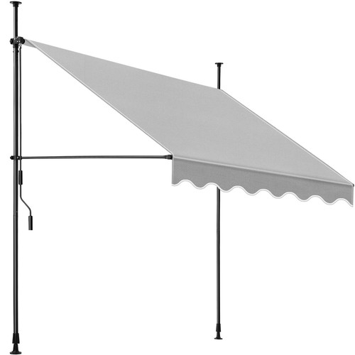 Klemmmarkise mit handkurbel - mit,