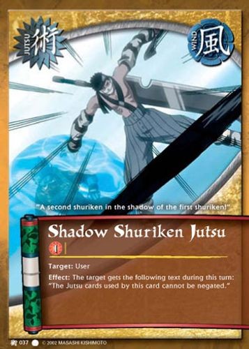 Shadow shuriken jutsu - shadow,
