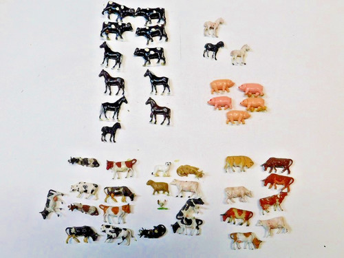 Tiere pferd kuh - schweine, h0