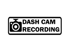 Aufkleber dash cam dashcam - aufkleber,