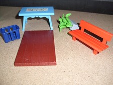 Playmobil Sitzbank Blume Agave