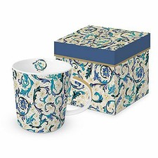  1 Kaffeebecher bunt gold o