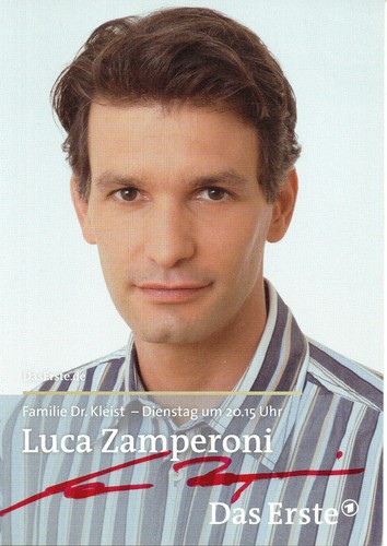 Autogramm luca zamperoni - autogramm,