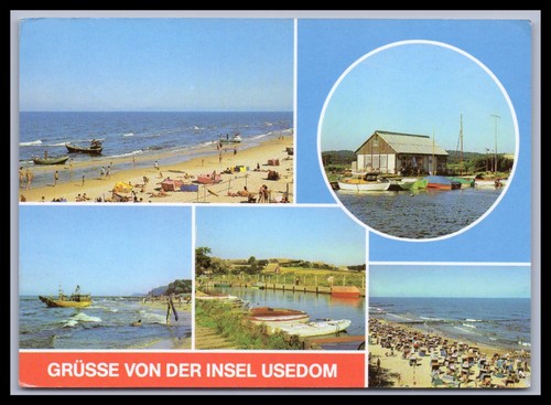 Ansichtskarte ostseeinsel - ansichtskarte,