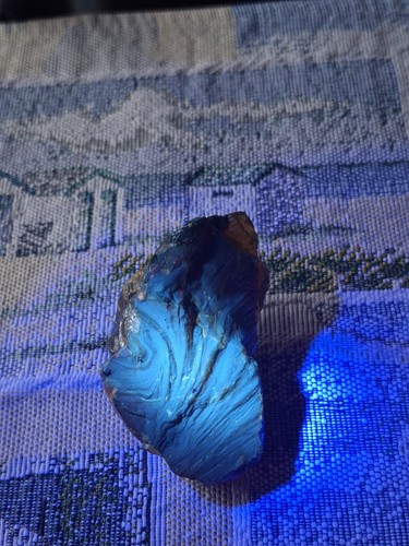 Blauer bernstein aus - blauer,