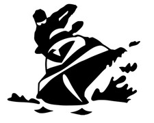Jetski aufkleber sticker - jetski,