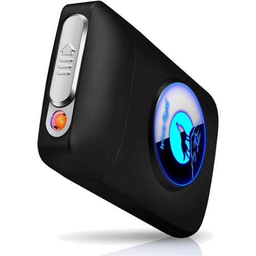 Zigarettenetui feuerzeug led - zigarettenetui,