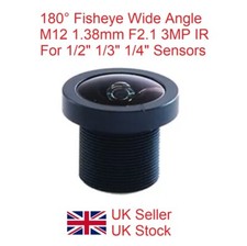 180° Fisheye Weitwinkel M12 S