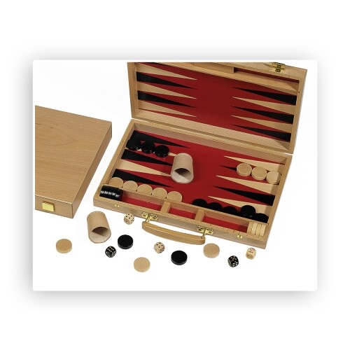 Backgammon buche natur - -,