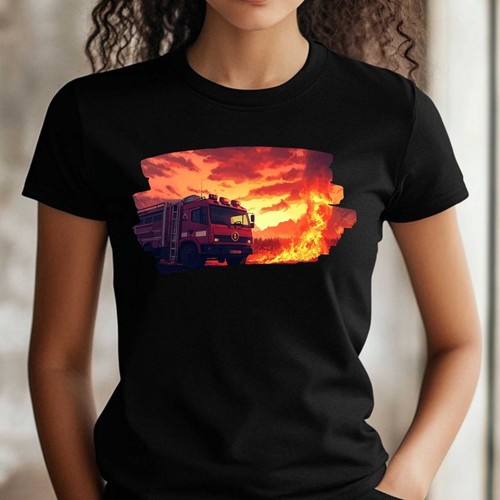 Frauen shirt feuerwehr - frauen, motiv