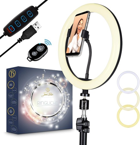 Ringlicht set stativ dimmbare - ringlicht,