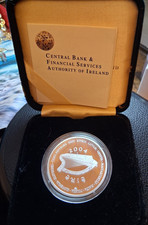 Vintage 925 Sterling Irland 10 Euro 2004 PP EU-Erweiterung in OVP