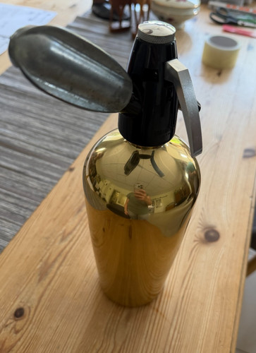 Vintage soda siphon - soda-siphon, –