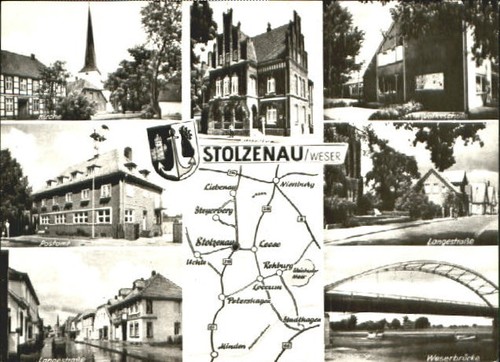 Stolzenau post bruecke schule - stolzenau,
