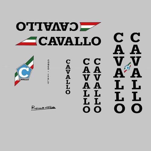 Cavallo bicycle rahmen sticker - cavallo,