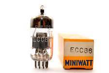 Vintage Philips / Valvo ECC86 / 6GM8, Doppeltriode / Radio Tube, A-Frame, NOS