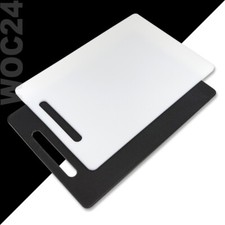 37 x 25 cm Schneidebrett Schneidbrett Tranchierbrett Kunststoff Schwarz Weiß