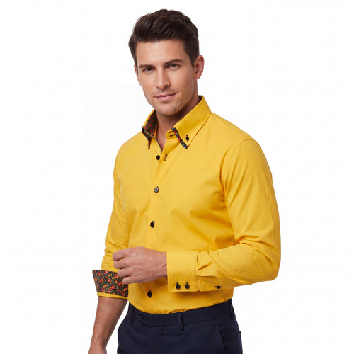 Herren gelbes florales - herren,