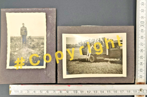 Zwei kleine fotoalben wk - fotoalben, 2.wk