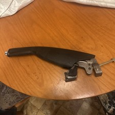 VW Golf 3 GTI VR6  Vento Original Handbremshebel schwarz Kunststoff Knopf Silber