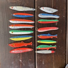 Pilker Ostsee-Norwegen 16 Stück 47 - 85 Gramm Meerwasser  Angeln Dorsch Hering