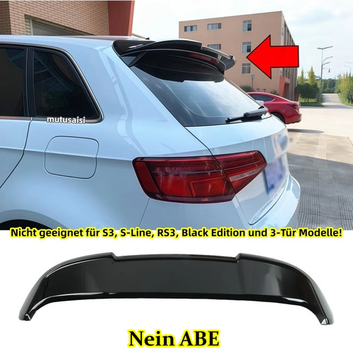 Dachspoiler glanzschwarz für - glanzschwarz,