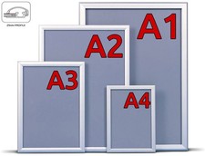 ALU KLAPPRAHMEN DIN A1 A2 A3 A4 Plakatrahmen Wechselrahmen Posterrahmen Rahmen