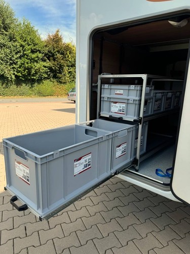 Kastenwagen-Wohnmobil-Regal