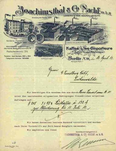 Joachimsthal 1912 berlin - joachimsthal, &