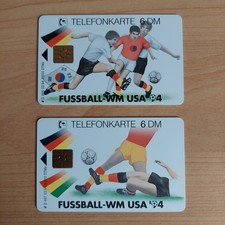 2 Telefonkarten Fußball-WM
