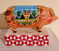 Jim Shore Country Heritage Pig Schwein Kunst