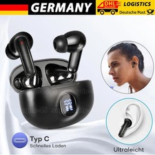 Kopfhörer Bluetooth 5.3 In Ear Ohrbügel Kabellos Sportkopfhörer mit Mikrofon