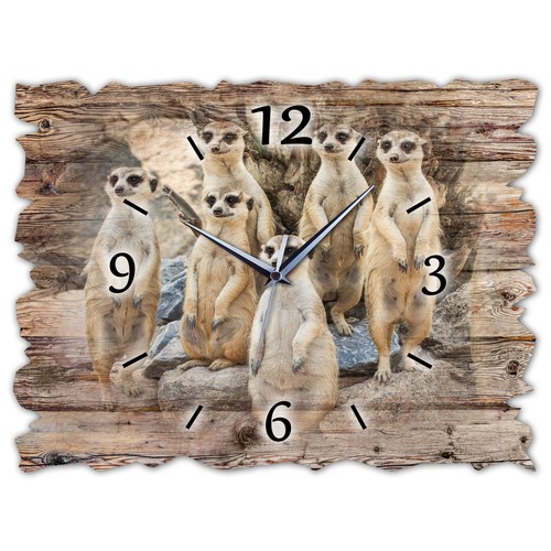 Holz wanduhr leise - bm,