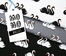 !!SALE!! Albstoffe Hamburger Liebe Mono Collection Balett Single Jersey 0,5m