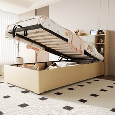 Holzbett 90x200cm Hydraulik