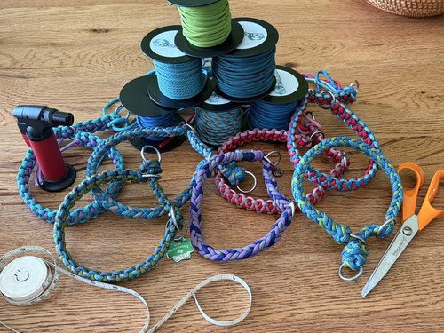 Paracord zugstopphalsband - paracord,