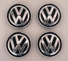 4 x Original VW Emblem Nabendeckel, Nabenkappen   5G0601171B,5G0601171