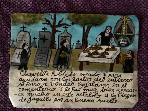 Modernes mexikanisches exvoto - modernes,