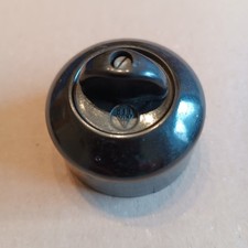 alter Bakelit Lichtschalter / Drehschalter Aufputz - DDR / IKA, Klack-Nostalgie 