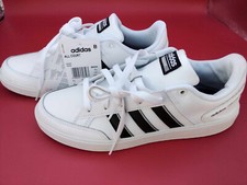 Adidas Herren Kinder weiss Turnschuhe mit Cloudfoam Freizeit 36 - 42 Sneaker NEU