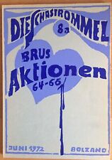 Die Schastrommel 8a - Günter Brus Aktionen 64-66, Juni 1972, Wiener Aktionismus