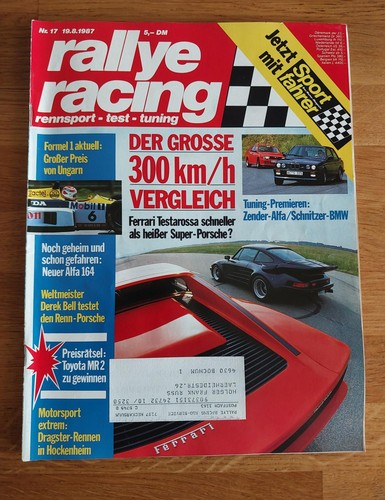 Rallye racing 1987 bmw 325i - 17/1987,