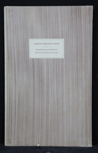 Bach originalstimmensatz - bach:,