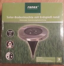 Solar Bodenleuchte mit